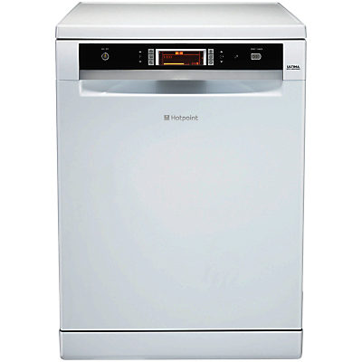 Hotpoint Ultima FDUD51110P Freestanding Dishwasher, Polar White